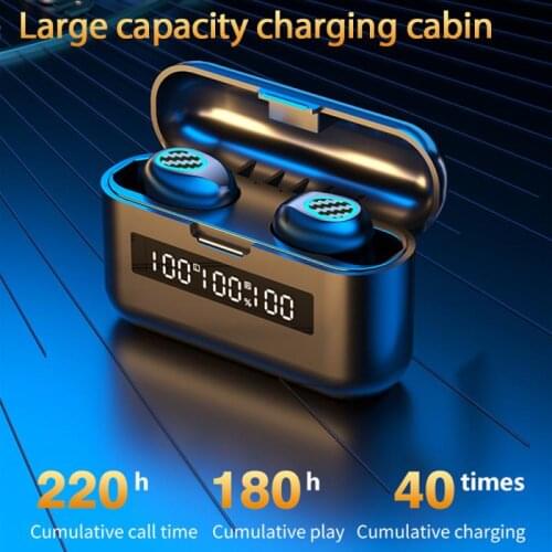 TWS Touch Bluetooth Wireless Earphone 9D binaural Stereo Headset Lossless Noise reduction Gaming Headphones fone bluetooth