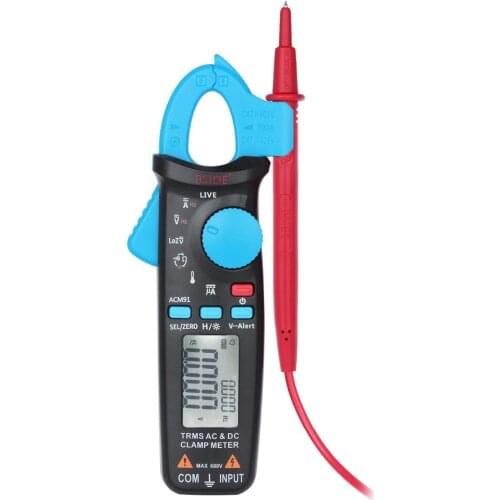 Ultra-portable Digital Clamp Meter True- DC AC Current 100A 1mA Accuracy Ammeter Auto Range Multimeter Voltmeter Tester