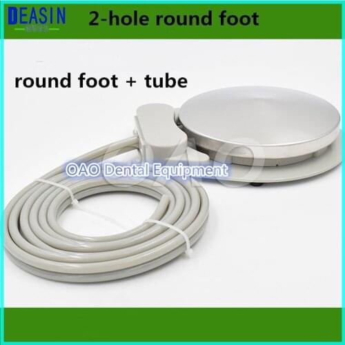 High quality Dental 4 holes foot control switch with tube pedal Dental Valve dental materials dental chair unit