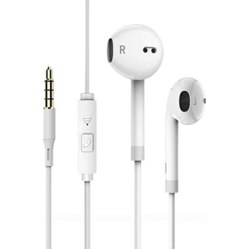1pcs 3.5mm Earphone Wire Stereo Headphone for Phone No Bluetooth and volume control buttons Connector