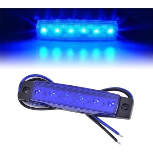 1PC Truck Side Marker Indicator Light Turn Signal Lamp 12V 24V LED Auto Car Bus Lorry Trailer Tail Warning Lamp Brake Lights