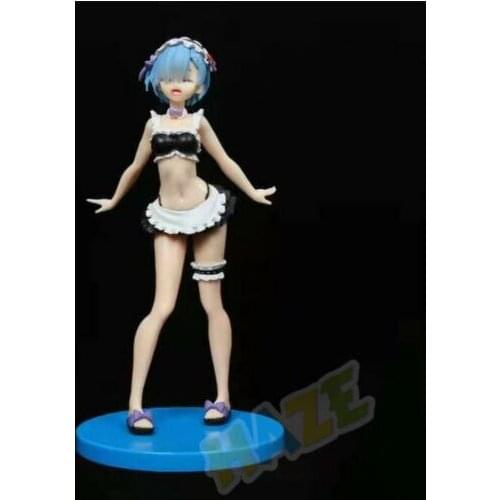 Anime Re:Life in a different world from zero Rem Black swimsuit Ver Figure Model Toy No Box New