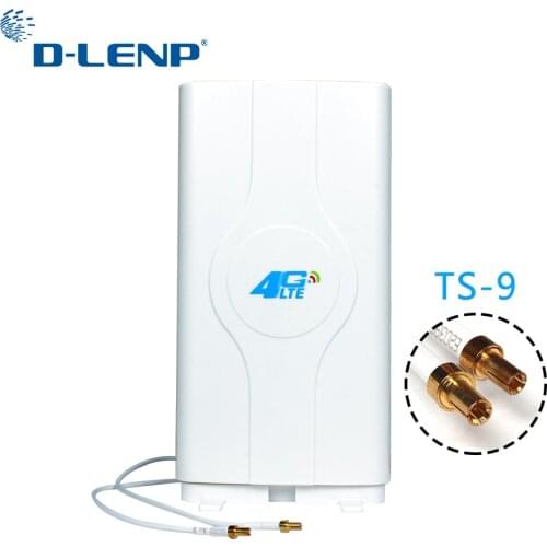 High Gain Antenna Dlenp 4G LTE Mimo Panel Antenna 2-CRC9 for Huawei E5776 E5786 E5377 E5372 E5573 E589 Aircard AC779S AC810S