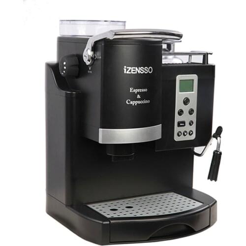 110v-220v 20bar Automatic Espresso Coffee Maker with Grind Bean and Froth Milk for Home English languages