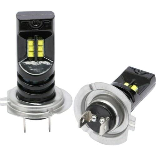 2Pcs H8/H11 20SMD Car Fog Lamp Automobiles 100W LED Daytime Running Light Bulbs Auto Light-emitting Diode Headlight 360 Degrees