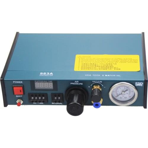 Free shipping VBP-983A Professional Precise Digital Auto Glue Dispenser Solder Paste Liquid Controller Dropper 220V
