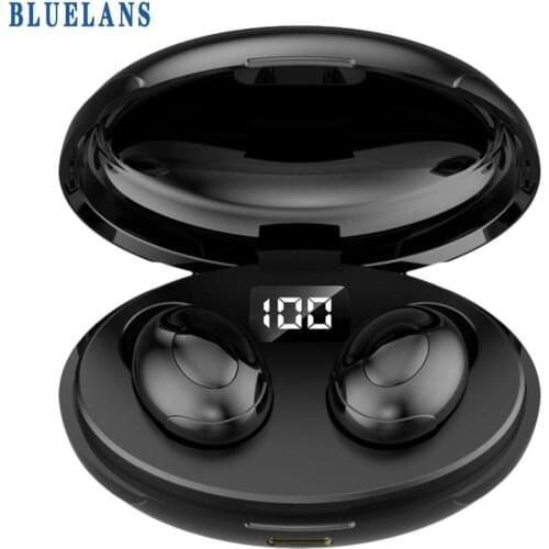 T5 Bluetooth 5.0 Wireless Waterproof LED Display Noise Reduction Earphones for iPhone Xiaomi Whith Smart-touch Operation Headset