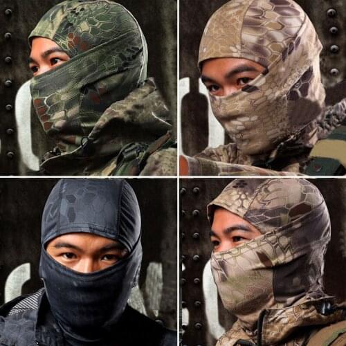 Boa Style Tactical Military Hunting Outdoor Quick-drying Hood Face Mask Balaclava Wind-proof Headgear Rattlesnake Balaclava