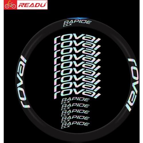 Road Bike ROVAL CLX Bicycle Stickers Road Bike Rim Decals Wheel Set Rim Sticker Bike Decals Bicycle Accessories