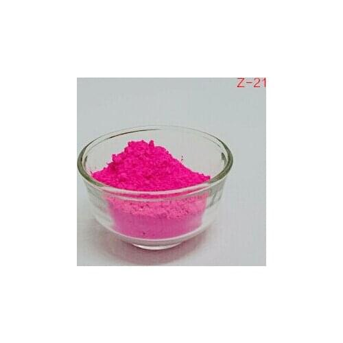 Rosy Red Color Fluorescence Pigment Phosphor Powder,Fluorescent DIY Cosmetics Material Powder No Glowing in dark,Free ship