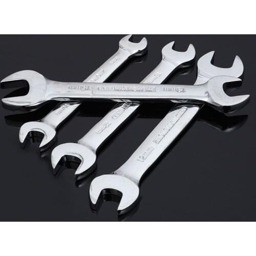 Double Head Wrench 45 Steel Open End Wrench Manual Torque Wrench Matching Wrench Tool