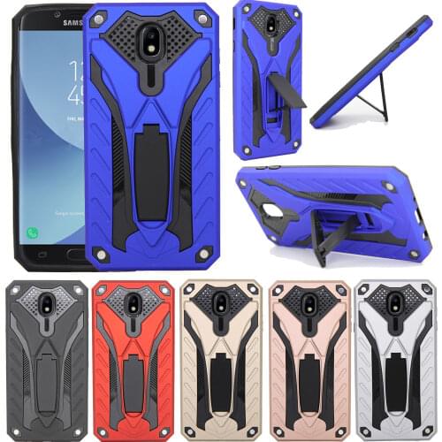 2 In 1 Hybrid Armor Case For Samsung Galaxy J7 J3 J5 2017 J730 J530 J730 Pro European Version Kickstand Shockproof Hard Cover