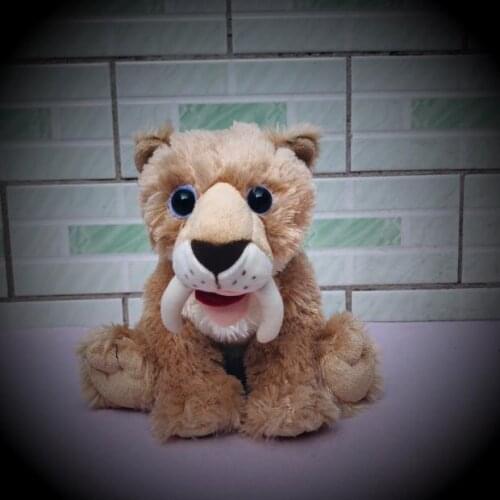 2019 Seated Sabre Wulf Tiger Plush Toys Simulation Giant Squid Stuffed Toys Cute Animal Plush Dolls for Kids Boys Girls Gifts