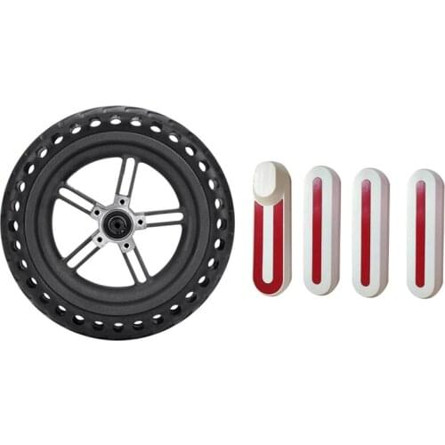 8.5 Inch Damping Solid Tyres Hollow Non-Pneumatic Wheel Hub and Explosion-Proof Tire Set with Electric Smart Scooter Wheel Hubs