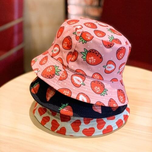 Summer Fisherman Womens Bucket Hat Men Reversible Hats For Women Cap Printed Bob Panama Female Hip Hop Sun Mens Bucket Cap Hat