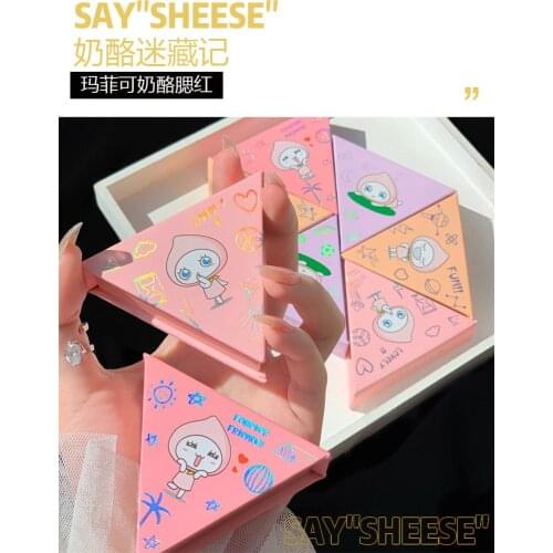 Makeup Cheese Blush Matte Natural Nude Makeup Complexion Improvement Beginner Rouge T1334
