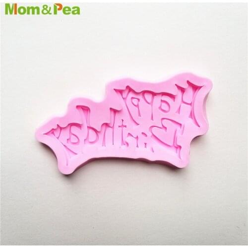 MPA2385 Happy Birthday Silicone Mold Gum Paste Chocolate Ornamental Fondant Mould Cake Decoration Tools