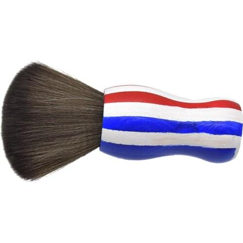 Soft Black Neck Face Duster Brushes Barber Hair Clean Hairbrush Salon Cutting Hairdressing Styling Makeup Tool