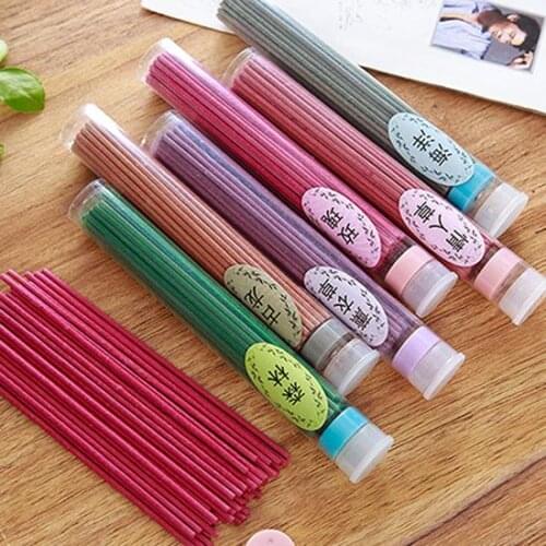 50 Sticks Incense Burner Fragrance Spices Natural Sandalwood Air Freshener Fragrance Spices