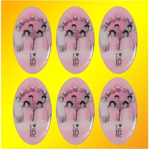 Customized Black vinyl dome resin sticker made in China