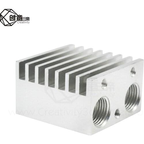 V6 heat sink for Chimera multi extruder aluminium alloy dual head cooling fin 30*30*18mm For 3D Printer part