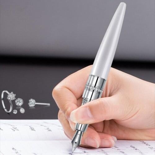 Hero Fashion Elegant Ladies Fountain Pen Fine Nib 0.5mm Fine Quality Super Smooth Multicolor For Choice Writing Ink Pen