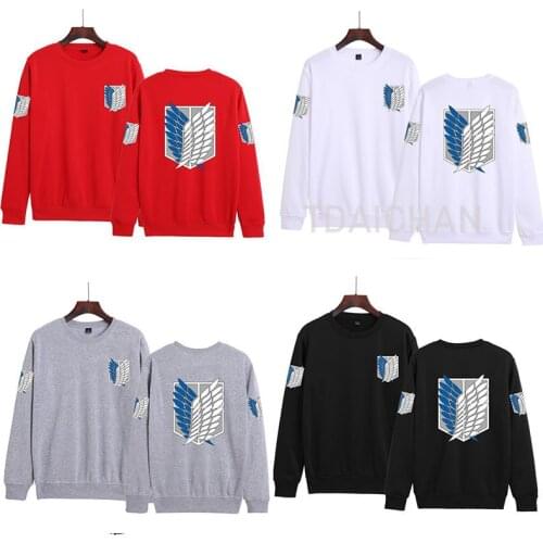 2021 Attack on Titan Sweatshirt Female/Men Hoodies Japanese Anime Graphic Hoodie Woman Casual Oversize Clothing Hip Hop Oneck