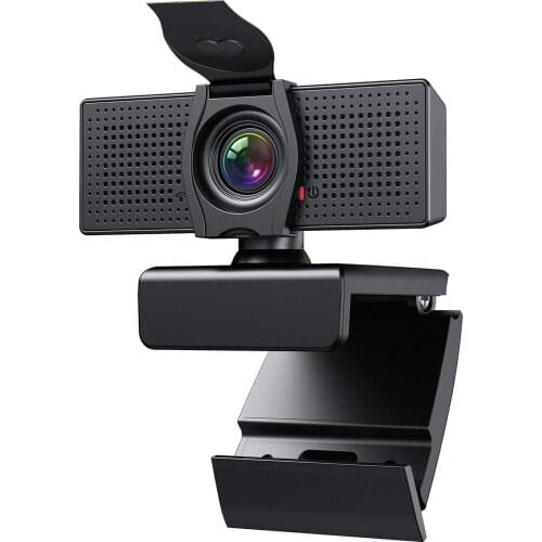 Smartlife Webcam with Microphone, Webcam Privacy Protection HD 1080p, Suitable for Gaming Meetings, Laptop Desktop Zoom