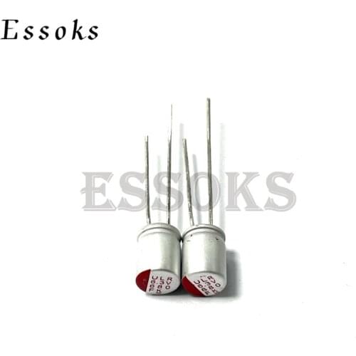10pcs 6.3V 680uF 5X11 6X8 mm Super Low ESR 6.3V680uF For Motherboard Solid Capacitor Capacitors