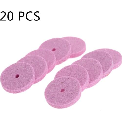 20pcs 20mm Polishing Pad Abrasive Disc Mini Drill Grinding Wheel/Buffing Wheel For Bench Grinder Rotary Tool Dremel Accessories