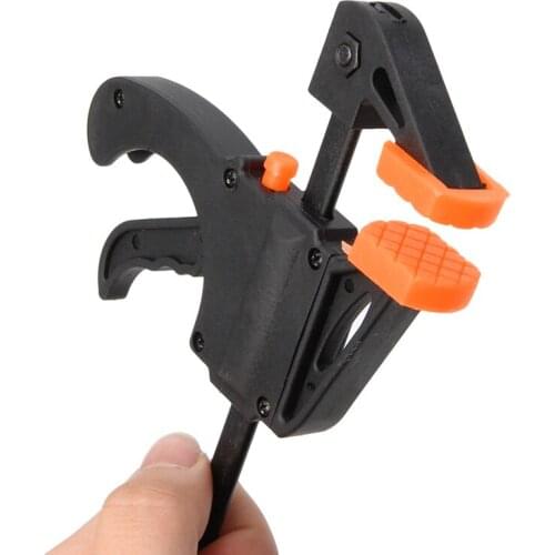 4 Inch Wood-Working Bar Clamp Quick Ratchet Release Speed Squeeze DIY Hand Tools H02
