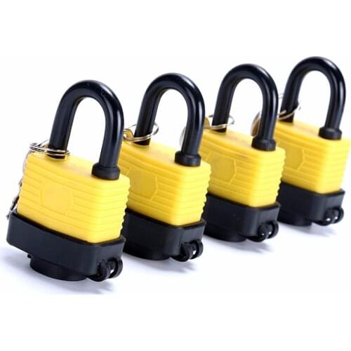 4 X Waterproof Padlock Locks Gate Door Padlock Master Padlock 40mm