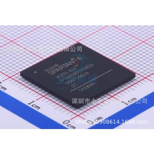 5/PCSOriginal | XC6SLX16-2FTG256C BGA-256 Embedded-FPGA Integrated IC Chip