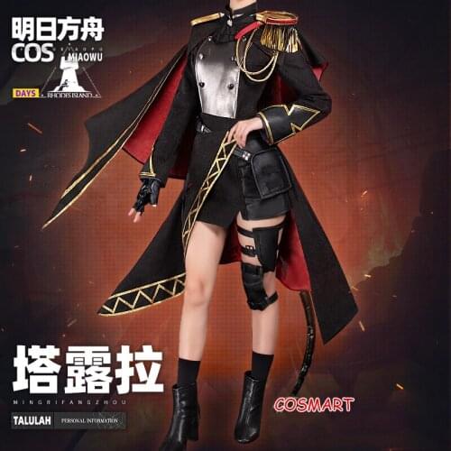 Anime Arknights Talulah Arutorias RHODES ISLAND Game Suit Dress Uniform Cosplay Costume Halloween Party Outfit For Women 2021 NE