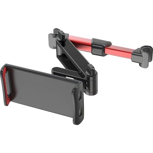 Car Headrest Mount Phone/Tablet Holder Stretchable Arm 360 Rotation Adjustable Compatible with Phone/Tablet 7-14 Inch/4-11 Inch
