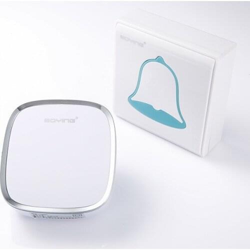 A103 wireless plug-in blue light big button square home pager doorbell sick elderly pregnant woman monitoring