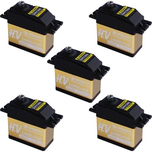 5PCS K-power DHV300 30KG High Voltage Coreless Micro/Mini Digital Servo Motor for RC Helicopter Airplane Car