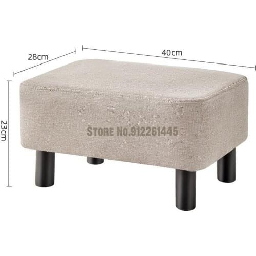 Solid Wood Home Sofa Stool Pier Living Room Small Bench Coffee Table Bench Footstool Shoe Replacement Stool