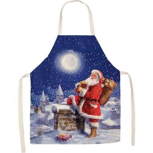 Santa Claus Christmas Gifts Apron Ladies Apron Baking Apron Apron Kitchen Cooking Apron Mens Apron Cafe Kitchen Apron Ladies