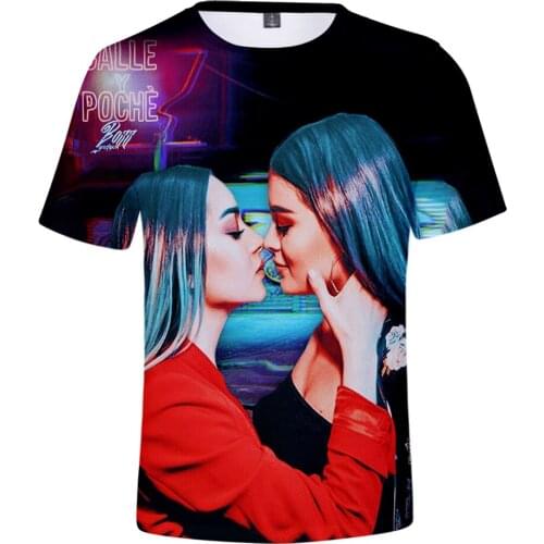 Calle y poche 3D Print Spring Summer Preppy Style Men/Women Street Clothes T-shirt Innovationcasual Style