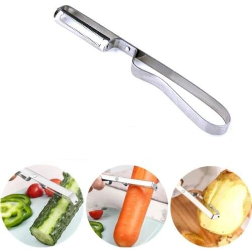 Multi-function Stainless Steel Vegetable Peeler Cutter Potato Carrot Grater Kitchen Tool Fruit Remover Peeling Knife Gadgets