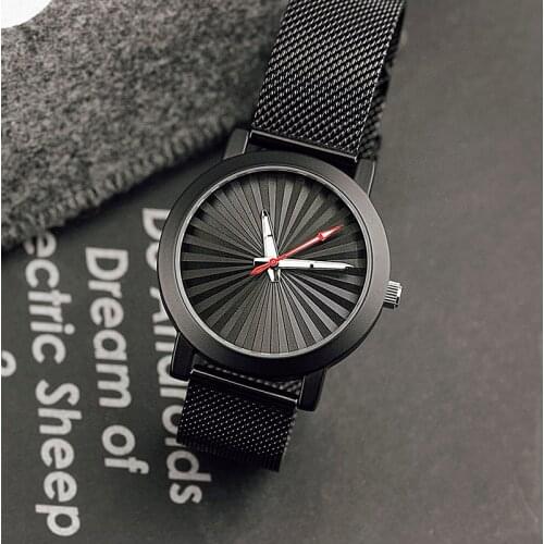 2021 Enmex original creative design girl wristwatch Luminous vortex lady gift brief simple face steel band quartz watches