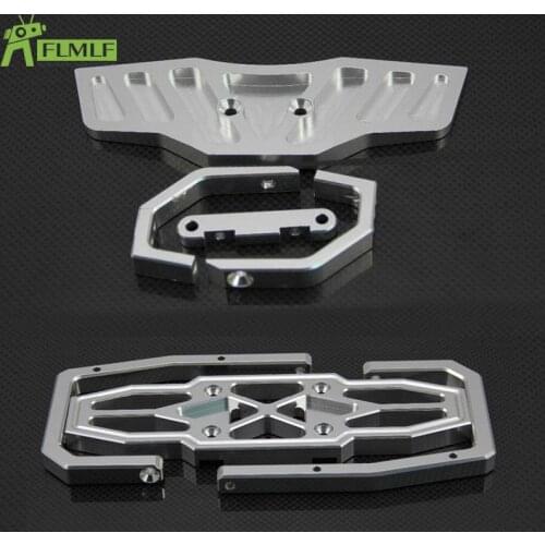 Alloy CNC Front Rear Bumper Kit Fit for 1/5 GTB Racing HPI ROFUN BAHA ROVAN KM BAJA 5B 5T 5SC Toys Parts