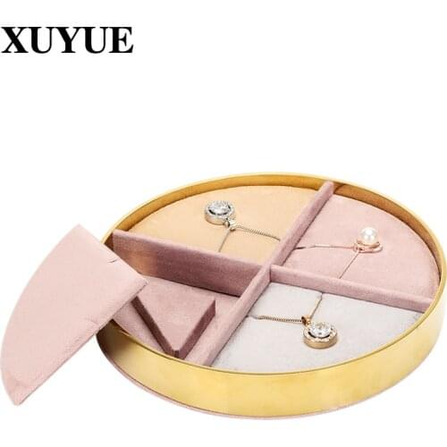 Manufacturer Jewelry Display Stand Metal Necklace Pendant Jewelry Tray Display Jewelry Display Tray Storage Jewelry Tray