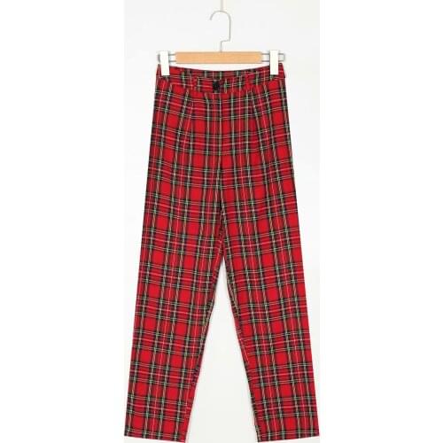 Vintage plaid pants