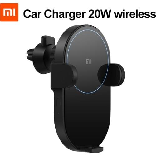 Xiaomi Mi 20W Max Qi Wireless Car Charger Intelligent Infrared Sensor Fast Charging Double cooling Car Phone Holder for Mi 9