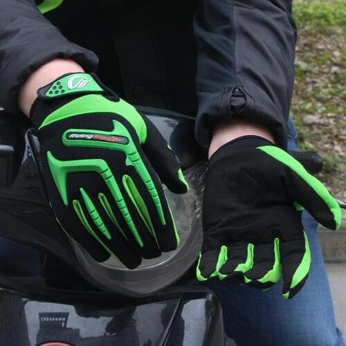 1 Pair Unisex Motorcycle Electric Car Glove Riding Cross Country Glove Racing Air Permeable Anti-fall Glove