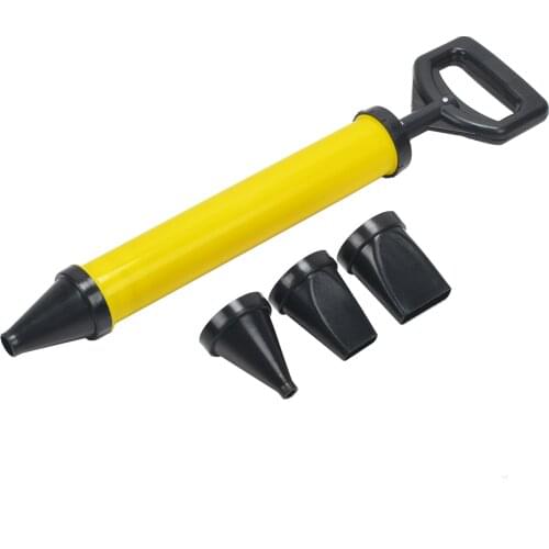 1pc Stainless Steel Caulking Gun Pointing Brick Grouting Mortar Sprayer Applicator Tool 4 Nozzle for Cement lime