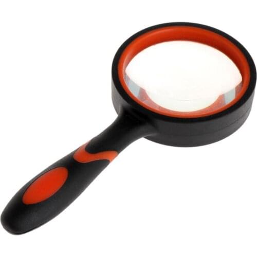 10X Portable Handheld High Definition Reading Magnifier Glass Eye Loupe Glass Magnifier Lens Reading Book Maps Newspaper Loupe