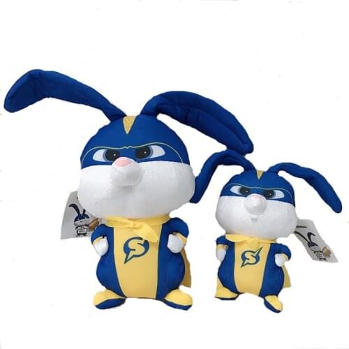 18CM Ty New the Secret Life of Pets Cartoon Anime Rabbit Captain Snowball Pets of Bunny Lovely Soft Toy Stuffed Animal Doll Gift